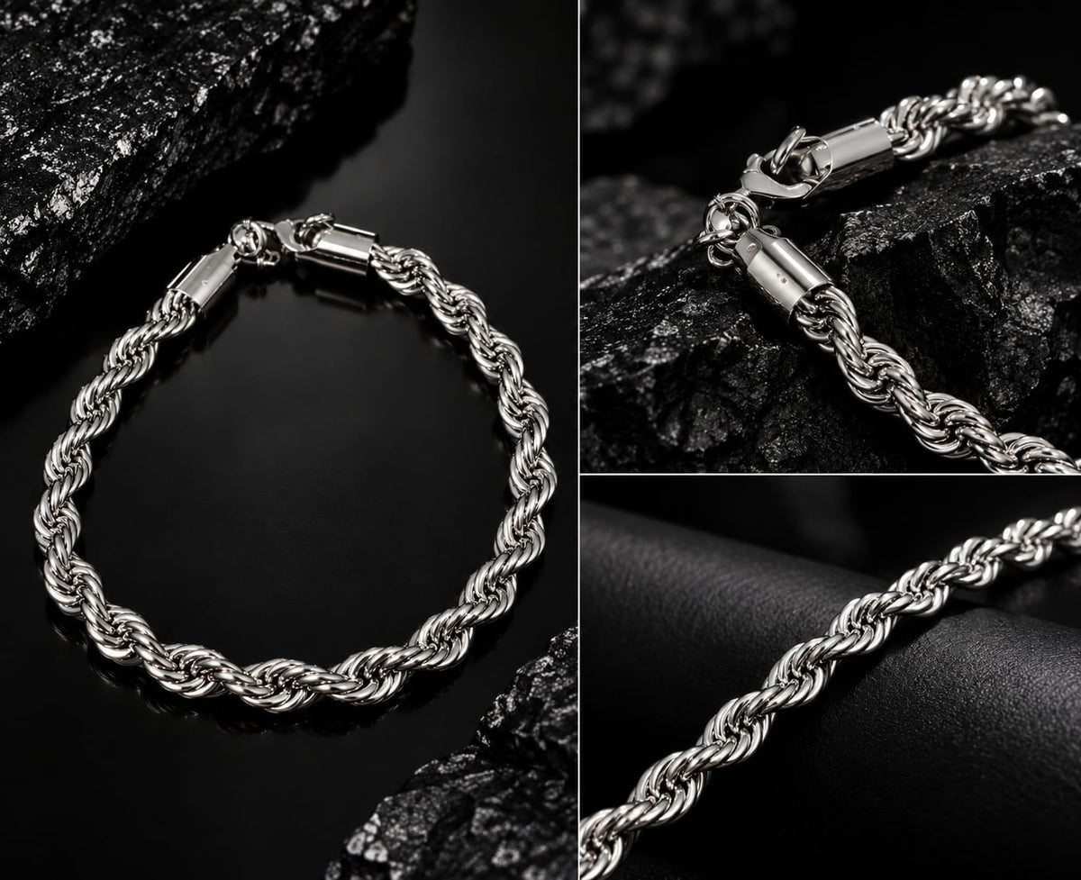 Men's Stainless Steel Chain Bracelet