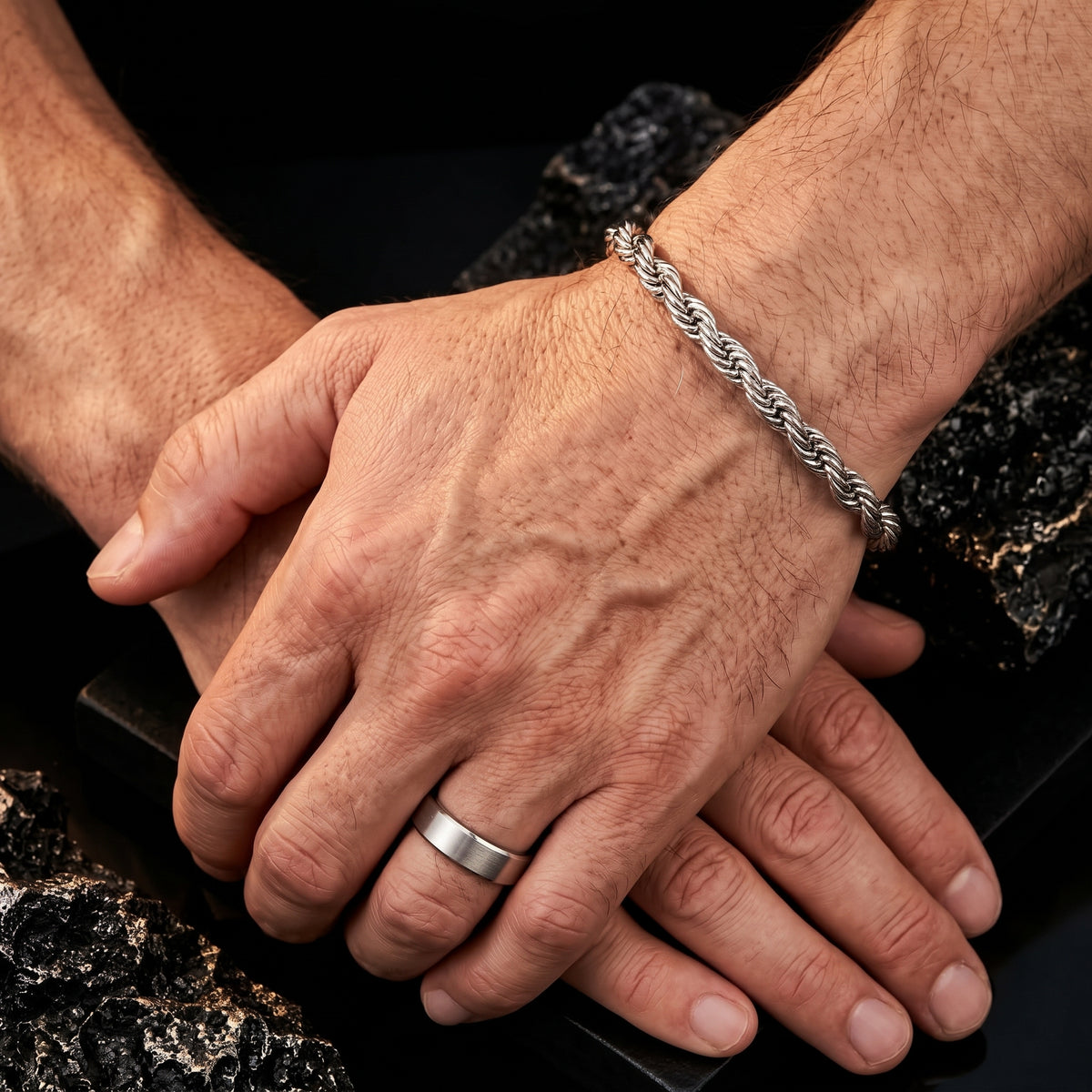 Men's Stainless Steel Chain Bracelet